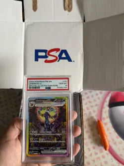 2025 Pokemon PRE Prismatic Evolutions Umbreon EX #161/131 SIR PSA 10 GEM MINT - Image 1