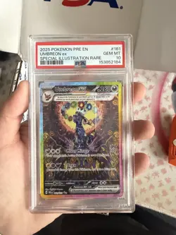 2025 Pokemon PRE Prismatic Evolutions Umbreon EX #161/131 SIR PSA 10 GEM MINT - Image 2