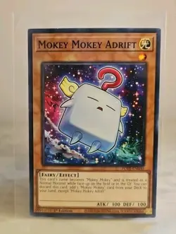 Yu-Gi-Oh! TCG: Mokey Mokey Adrift POTE-EN030 - Common - LP Condition - Image 1