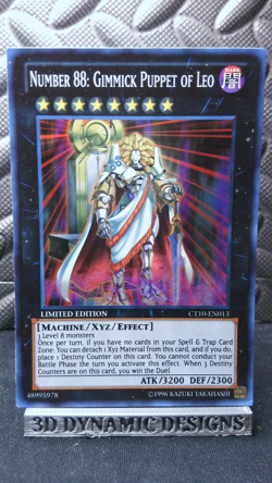 | Yugioh Number 88: Gimmick Puppet of Leo CT10-EN013 Super Rare NM- 🔥 | - Image 1