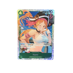 One Piece Nami OP14-031 The Azure Sea's Seven Foil Near Mint - Image 1