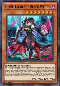 Yugioh! Diabellstar the Black Witch 25LP-EN001 Limited Pack World Championship - Image 1