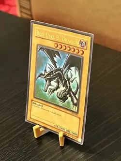 Red-Eyes Black Dragon - SDJ-001 - Vintage YuGiOh! Card LP - Image 2