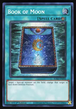 Book of Moon RA02-EN050 Yugioh TCG Card Secret Rare NM - Image 1