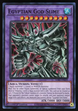 Egyptian God Slime RA01-EN029 Yugioh TCG Card Super Rare NM - Image 1