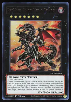 Red-Eyes Flare Metal Dragon RA01-EN038 Yugioh TCG Card Super Rare NM - Image 1