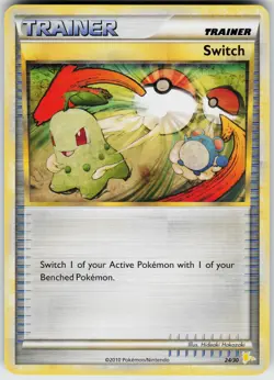 Pokemon Switch (Raichu) 24/30 HGSS Trainer Kit: Gyarados & Raichu Common card - Image 1