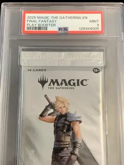 2025 Magic: The Gathering - FINAL FANTASY - Play Booster - PSA MINT 9 Graded TCG - Image 3