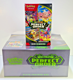 Pokemon TCG: Mega Evolution - Perfect Order ETB & Booster Bundle SEALED IN HAND - Image 5