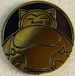 POKEMON TCG PERFECT ORDER SNORLAX COIN NM+ QTY - Image 1