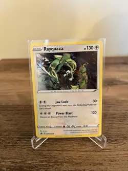 Pokemon: Rayquaza SWSH029 Black Star Promo Cosmos Holo NM - Image 1