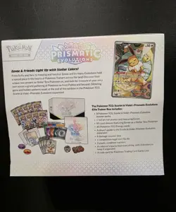 Pokemon TCG Prismatic Evolutions ETB Elite Trainer Box FACTORY SEALED & NEW - Image 2
