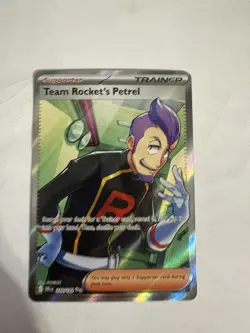 Team Rocket’s Petrel Card 226/182 Destined Rivals Pokemon TCG - Image 1
