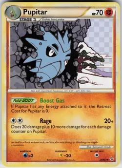 Pokemon Pupitar (38) 38/95 Unleashed Uncommon card - Image 1