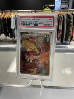 Kyogre & Groudon LEGEND 88/90 HGSS Undaunted Holo 2010 Pokemon PSA 4 - Image 2