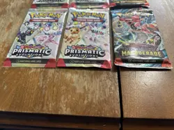 Pokemon TCG (9) Booster Packs (Sealed) Masquerade,mega Evolution & Prismatic 🔥 - Image 5