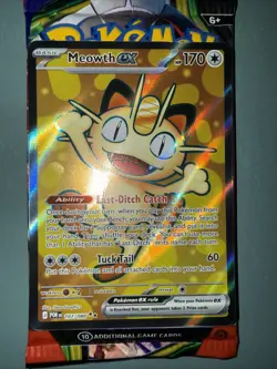 Meowth ex 107/088 FULL ART ULTRA RARE HOLO Perfect Order Me03 Pokemon English EN - Image 1