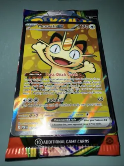 Meowth ex 107/088 FULL ART ULTRA RARE HOLO Perfect Order Me03 Pokemon English EN - Image 2