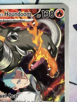 Team Rocket's Houndoom 191/182 Pokemon Destined Rivals Holo Pokemon Card - Image 4