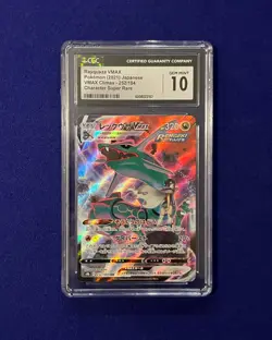 CGC 10 Rayquaza VMAX #252 Vmax Climax Japanese 2021 Pokemon GEM MINT - Image 1
