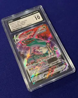 CGC 10 Rayquaza VMAX #252 Vmax Climax Japanese 2021 Pokemon GEM MINT - Image 2