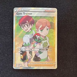 Pokemon Gym Trainer 068/072 Shining Fates Full Art Ultra Rare Trainer-Supporter - Image 1