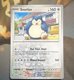 Pokemon TCG Snorlax 136/167 Twilight Masquerade Reverse Holo - Image 1