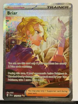 Briar 171/142 Pokemon Stellar Crown SV07 SIR Special Illustration Rare NM - Image 1