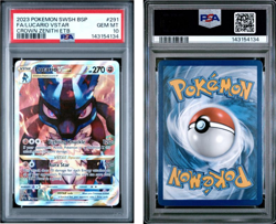 2023 Pokemon - Lucario VSTAR - Crown Zenith ETB Full Art Promo - #SWSH291 PSA 10 - Image 3