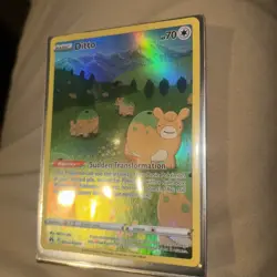 Ditto GG22/GG70 Pokemon TCG Ultra Rare Crown Zenith: Galarian Gallery Near Mint - Image 3
