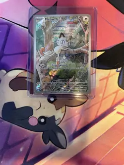 2025 Pokemon Phantasmal Flames Meowth #106/094 Illustration Rare JE4 - Image 1