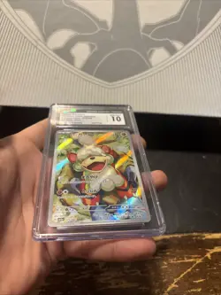 Hisuian Growlithe AR 075/066 CGC 10 Gem Mint Japanese Crimson Haze Pokemon - Image 4