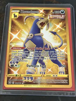 Houndoom (Secret) 179/163 SWSH05: Battle Styles Pokemon TCG NM - Image 1