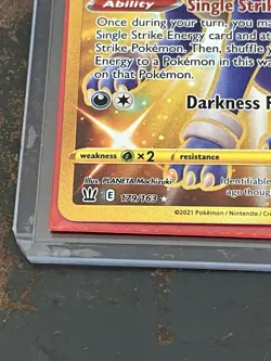 Houndoom (Secret) 179/163 SWSH05: Battle Styles Pokemon TCG NM - Image 3