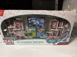 Pokemon TCG Scarlet & Violet 151 Blooming Waters Premium Collection Box Sealed - Image 1