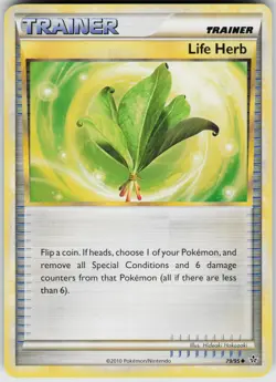 Pokemon Life Herb 79/95 Unleashed Uncommon card - Image 1