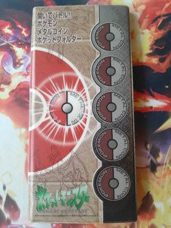 1998 Pokemon Meiji Metal Coin File Pass Folder + 27 Coins Ditto Vulpix MP-NM - Image 2