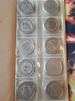 1998 Pokemon Meiji Metal Coin File Pass Folder + 27 Coins Ditto Vulpix MP-NM - Image 3
