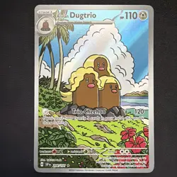 Pokemon Alolan Dugtrio 208/191 Surging Sparks Holo Illustration Rare NM - Image 1