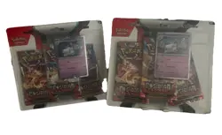 SEALED Obsidian Flames Eevee Promo Pokemon Scarlet & Violet Booster 3-Pack 820650853784 - Image 1