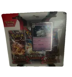SEALED Obsidian Flames Eevee Promo Pokemon Scarlet & Violet Booster 3-Pack 820650853784 - Image 2