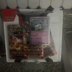 SEALED Obsidian Flames Eevee Promo Pokemon Scarlet & Violet Booster 3-Pack 820650853784 - Image 3