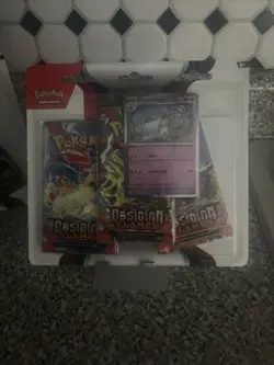 SEALED Pokemon Scarlet & Violet - Obsidian Flames Booster Blister - 3 Packs 820650853784 - Image 2