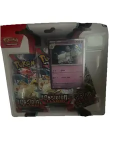 SEALED Pokemon Scarlet & Violet - Obsidian Flames Booster Blister - 3 Packs 820650853784 - Image 3