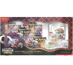 Pokemon TCG PALDEAN FATES Great Tusk Iron Treads Ex Premium Collection - Image 1