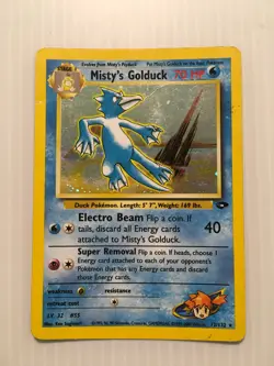 Pokemon Misty's Golduck Gym Challenge Holo Rare 12/132 70 MP - Image 1