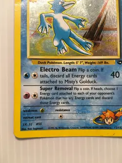 Pokemon Misty's Golduck Gym Challenge Holo Rare 12/132 70 MP - Image 5