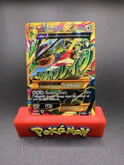 2015 Pokemon Ancient Origins M Mega Rayquaza EX 98/98 Full Art Holo Rare LP/NM - Image 1