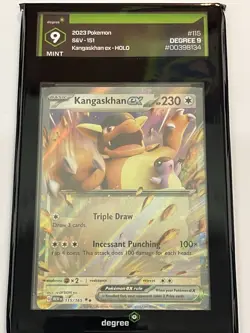 2023 Pokemon TCG Kangaskhan ex 115/165 Scarlet & Violet 151 Holo Degree Mint 9 - Image 1