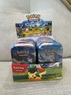 Pokemon TCG Ascended Heroes Min Tin Display (10 Tins) - Image 1